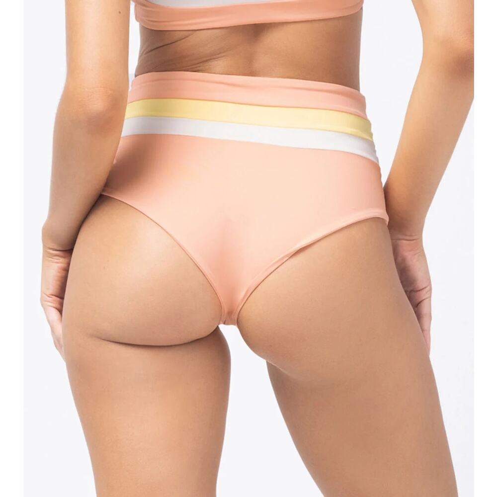 L Space Portia Color Block Stripe Paneling Peach … - image 4